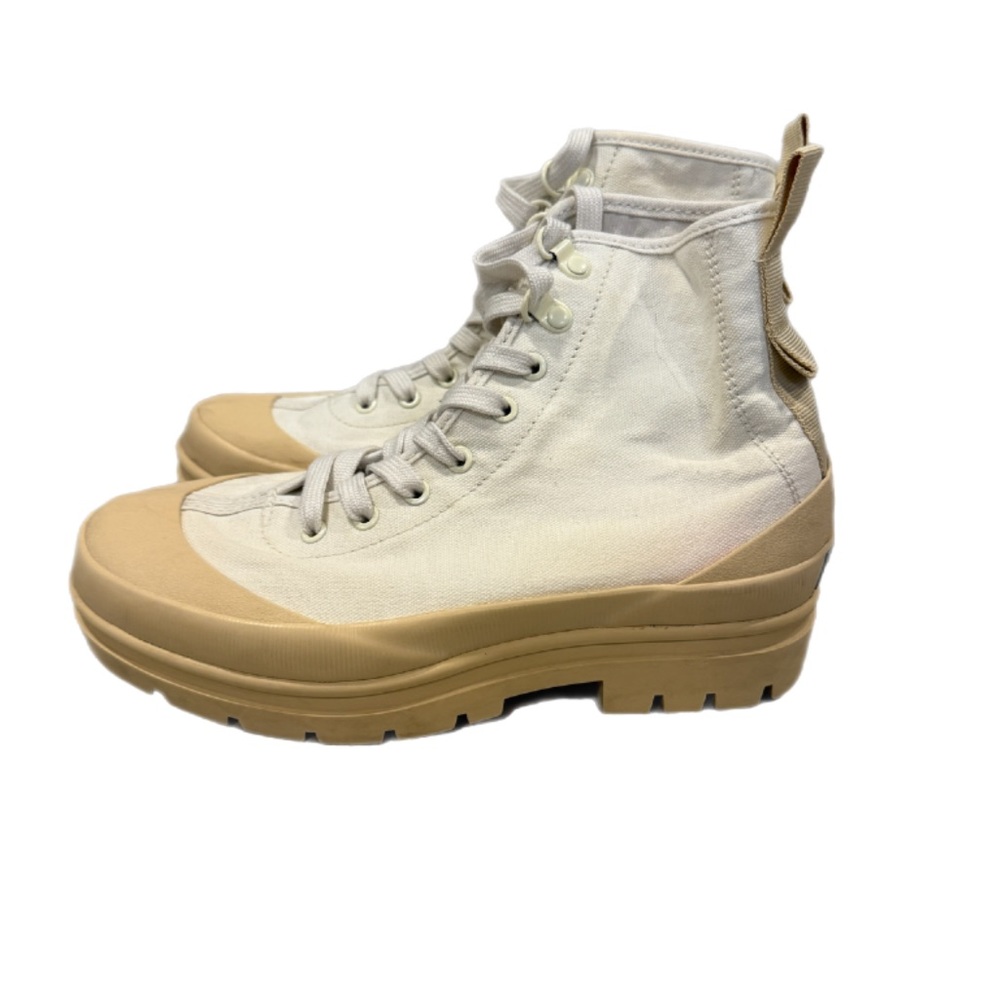 Everlane Organic Cotton Lace-Up Boots